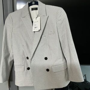 Theory plaid suit with tags